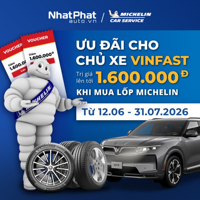 Tối ưu trải nghiệm lái xe VinFast với lốp Michelin