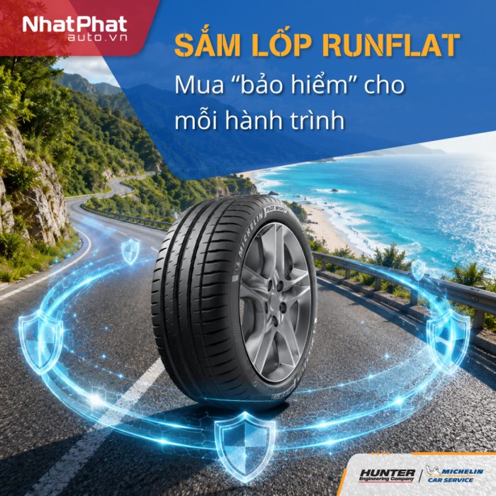 Sắm lốp Runflat - Mua "bảo hiểm" cho mỗi hành trình