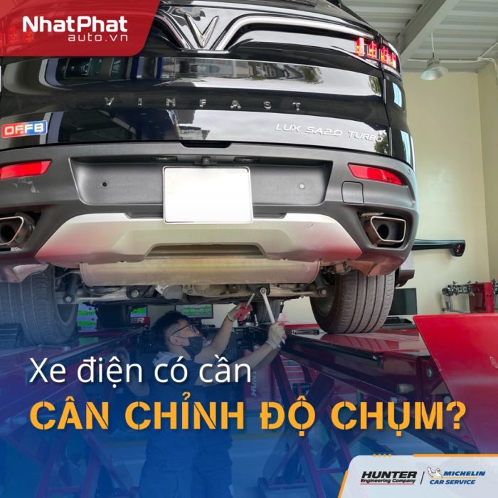 Xe ô tô điện có cần cân chỉnh độ chụm bánh xe?