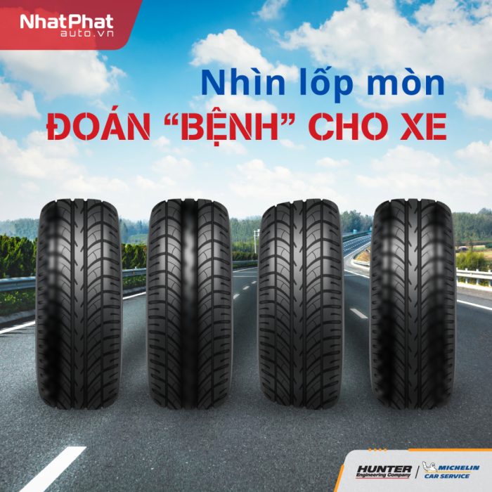Nhìn lốp mòn, đoán "bệnh" cho xe